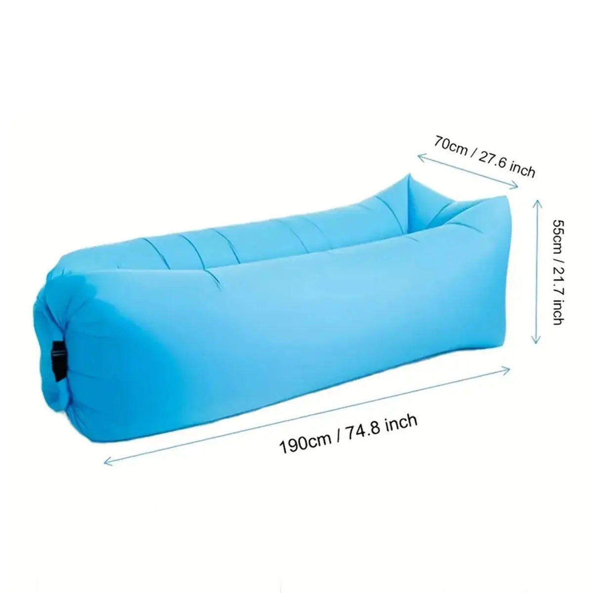 Inflatable Lounger Air Sofa Hammock for Backyard, Beach, Camping