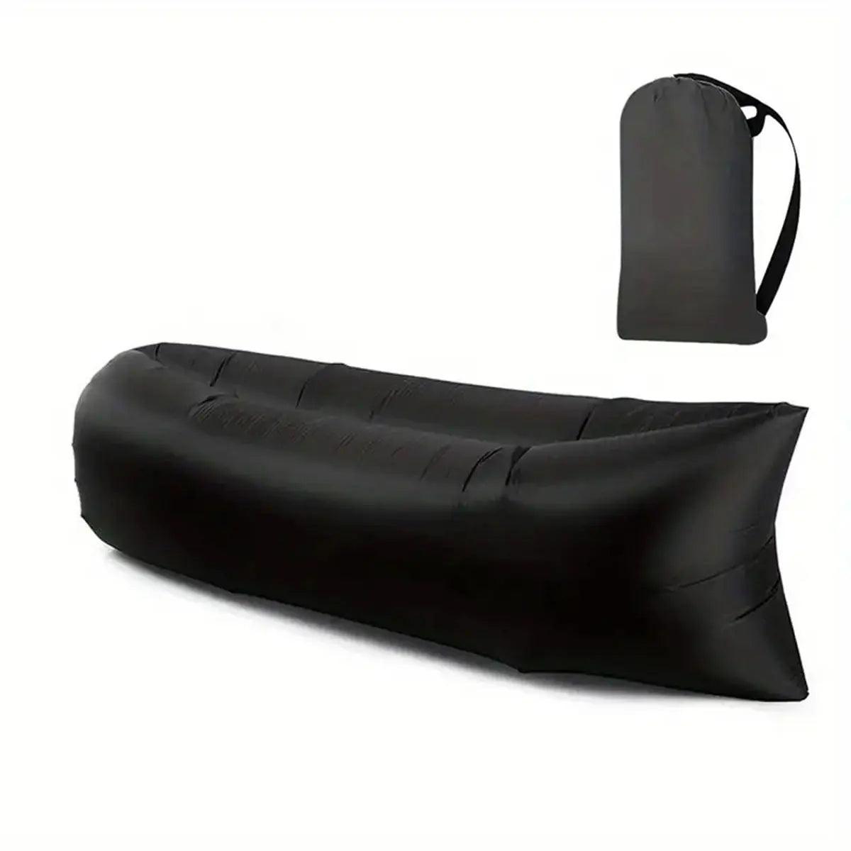 Inflatable Lounger Air Sofa Hammock for Backyard, Beach, Camping