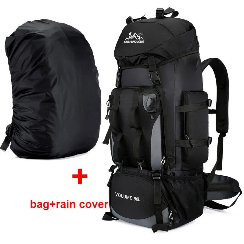 90L Waterproof Hiking Backpack – Large-Capacity Trekking Bag for Camping & Travel
