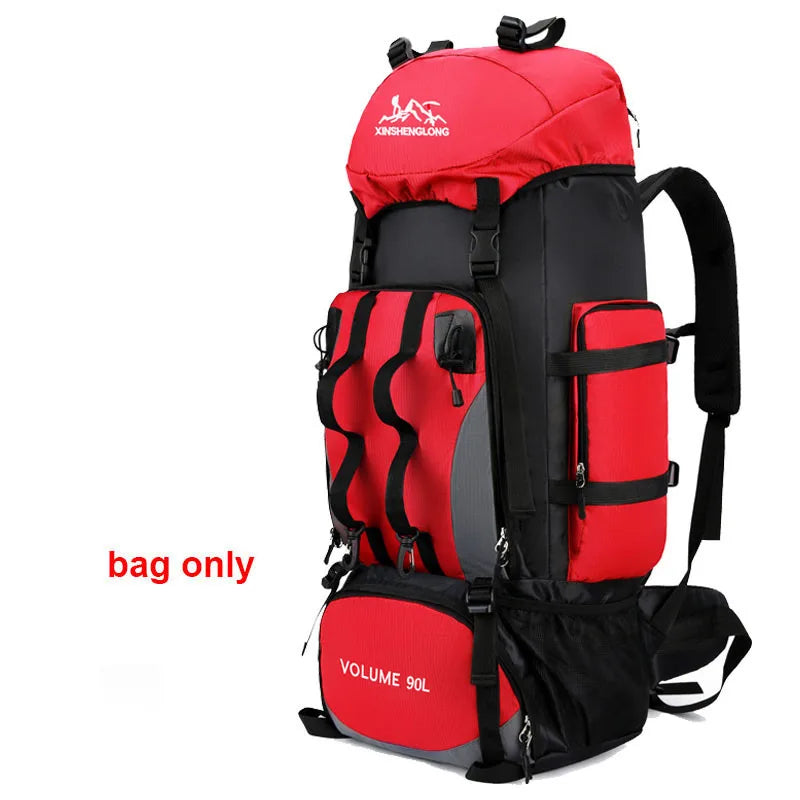 90L Waterproof Hiking Backpack – Large-Capacity Trekking Bag for Camping & Travel