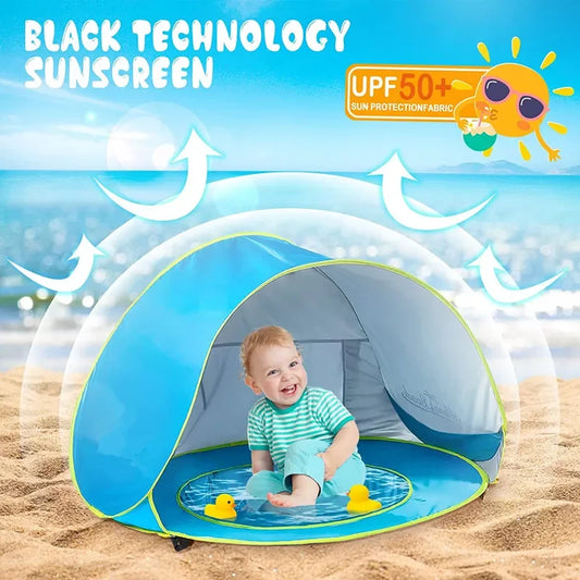 Outdoor Baby Beach Tent Pop-Up with UV Protection