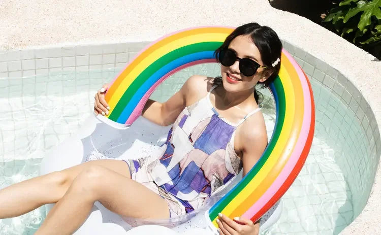 Inflatable Swimming Rainbow Swim Float
