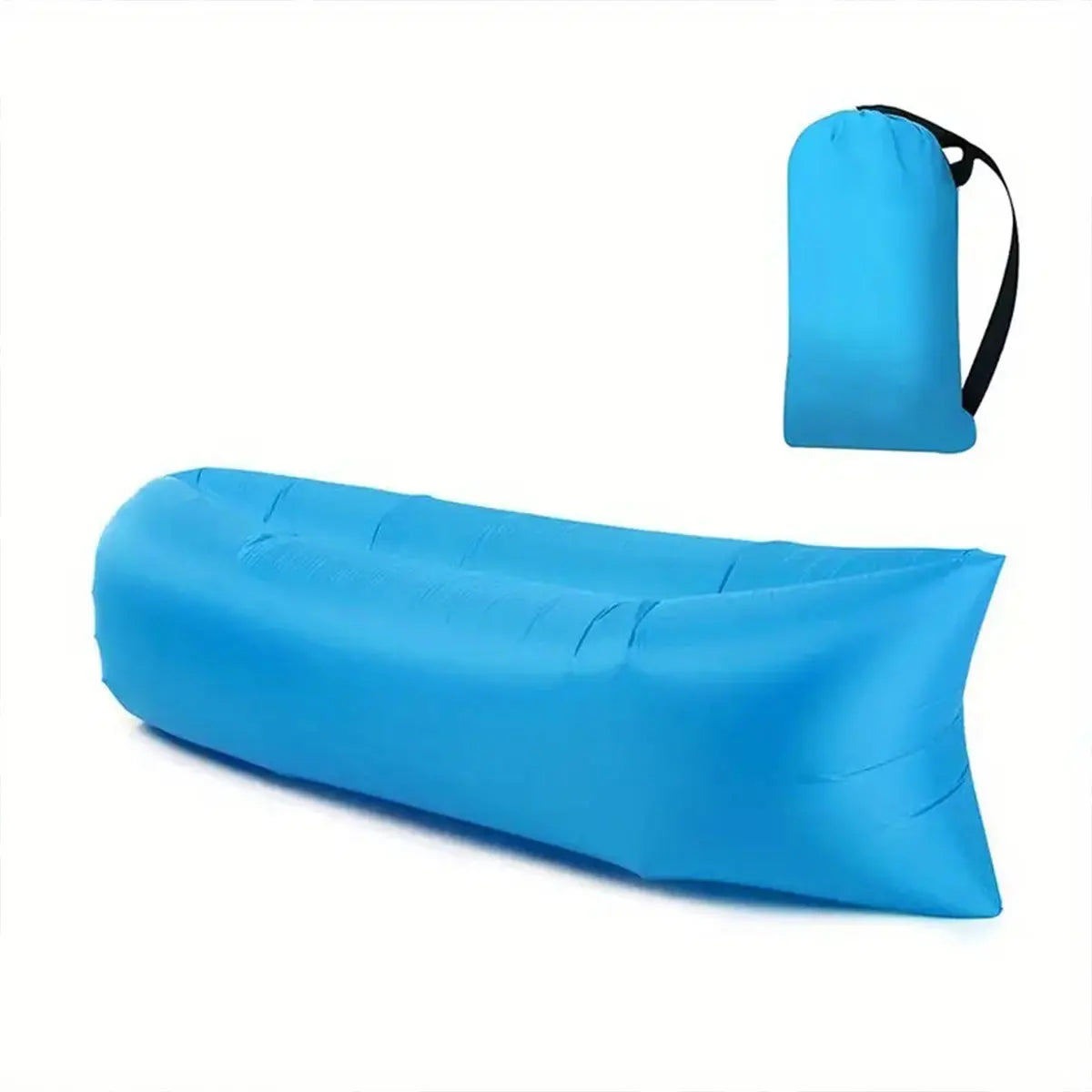 Inflatable Lounger Air Sofa Hammock for Backyard, Beach, Camping