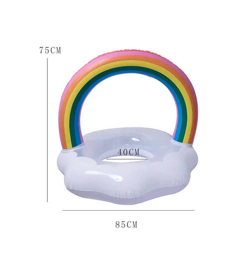 Inflatable Swimming Rainbow Swim Float