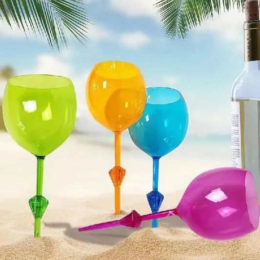 Acrylic Floating Drink Cups for Pool & Beach