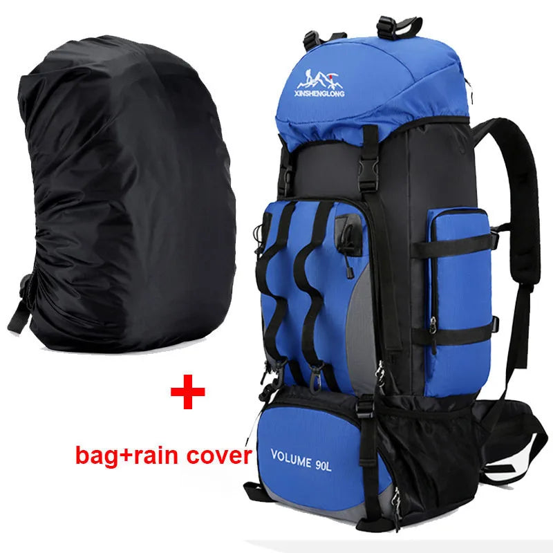 90L Waterproof Hiking Backpack – Large-Capacity Trekking Bag for Camping & Travel