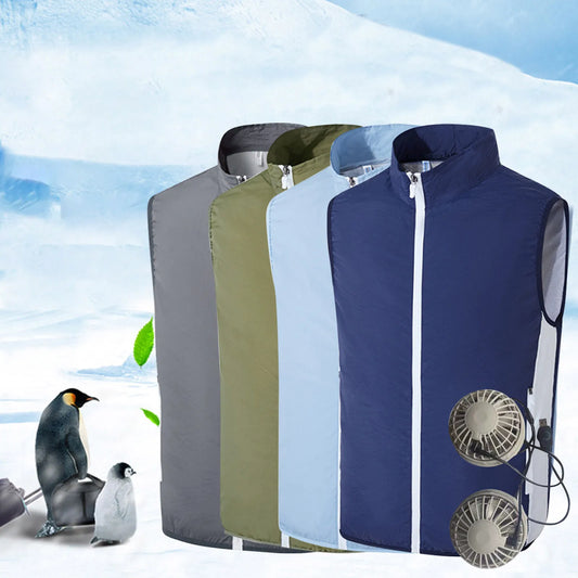 Wearable Cooling Fan Vest