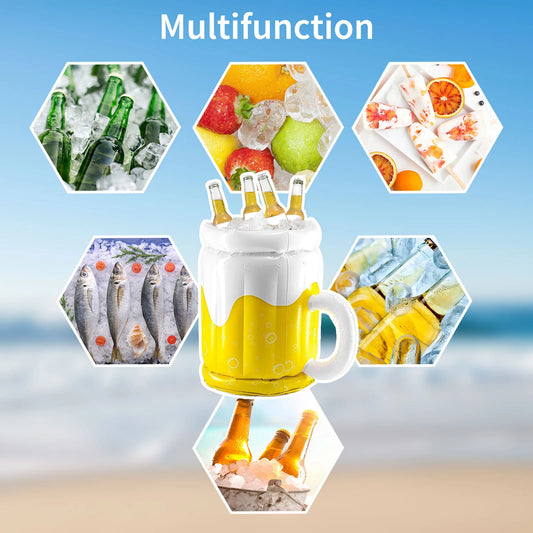 Inflatable Ice Bucket – Beer Cooler for Parties, Beach, Pool, Home Bar