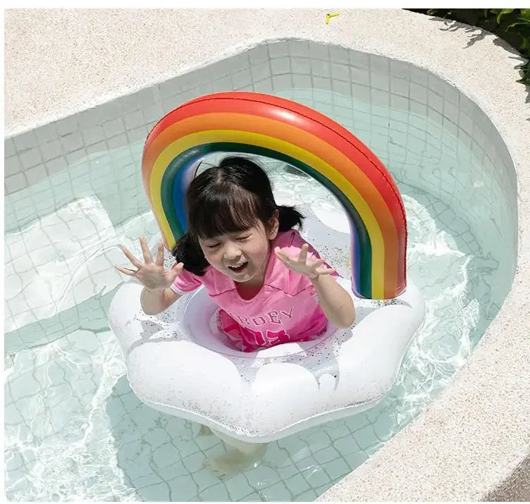 Inflatable Swimming Rainbow Swim Float