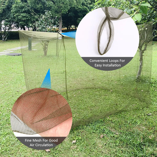 Ultralight Square Mesh Camping Tent – Portable Mosquito Net for Summer